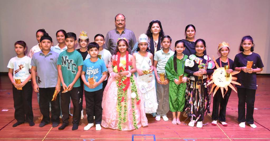 DAV Public School organized an interhouse drama competition on the topic of Environmental Responsibility